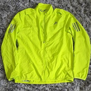 Adidas Men's Neon Yellow Jacket Size Small